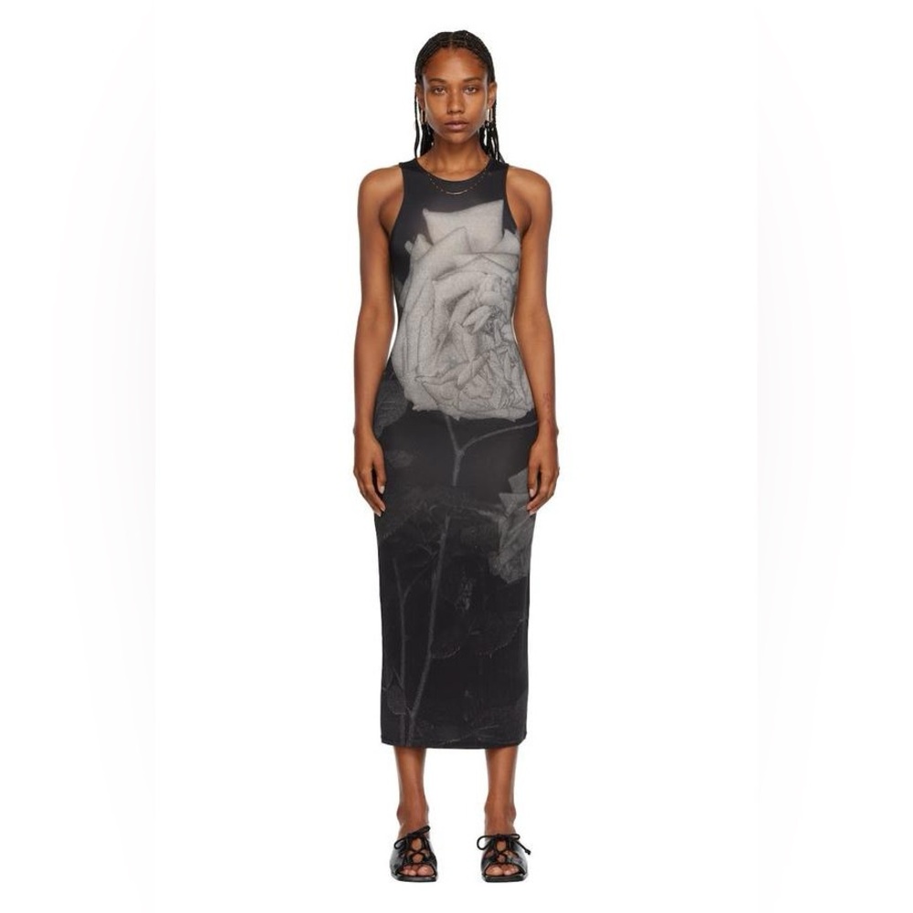 Paloma Wool Floral Stretch Midi Dress - Size Small